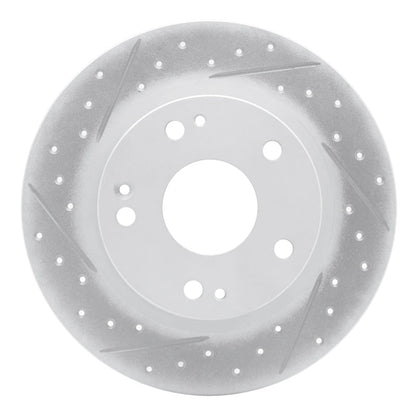 DFC Geoperformance Rear Left Drilled & Slotted Rotor for Honda Civic 2016 - 2025 Sedan | dfc830 - 59059L - JDMuscleSPK992305