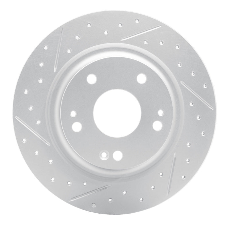 DFC Geoperformance Rear Left Drilled & Slotted Rotor for Honda Civic Coupe 2017 - 2020 | dfc830 - 59068L - JDMuscleSPK999083