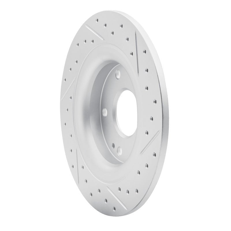 DFC Geoperformance Rear Left Drilled & Slotted Rotor for Honda Civic Coupe 2017 - 2020 | dfc830 - 59068L - JDMuscleSPK999083