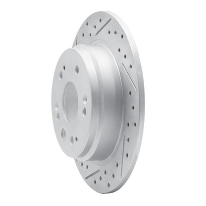 DFC Geoperformance Rear Left Drilled & Slotted Rotor for Honda CR - V 2002 - 2004 | dfc830 - 59046L - JDMuscleSPK999053