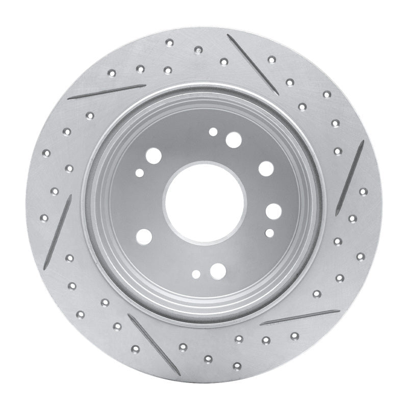 DFC Geoperformance Rear Left Drilled & Slotted Rotor for Honda CR - V 2002 - 2004 | dfc830 - 59046L - JDMuscleSPK999053