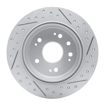 DFC Geoperformance Rear Left Drilled & Slotted Rotor for Honda CR - V 2002 - 2004 | dfc830 - 59046L - JDMuscleSPK999053