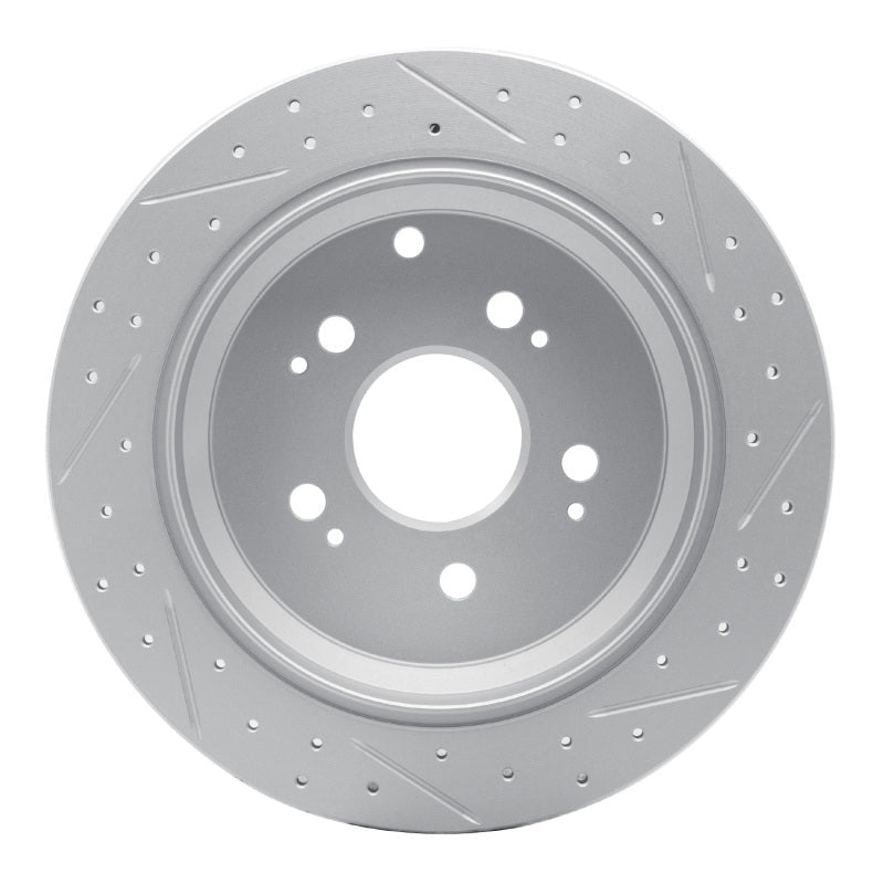 DFC Geoperformance Rear Left Drilled & Slotted Rotor for Honda Odyssey 2005 - 2010 | dfc830 - 59050L - JDMuscleSPK999059