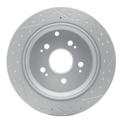 DFC Geoperformance Rear Left Drilled & Slotted Rotor for Honda Odyssey 2005 - 2010 | dfc830 - 59050L - JDMuscleSPK999059