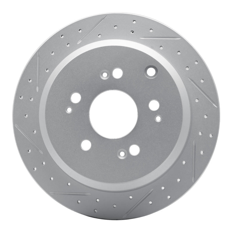 DFC Geoperformance Rear Left Drilled & Slotted Rotor for Honda Odyssey 2005 - 2010 | dfc830 - 59050L - JDMuscleSPK999059