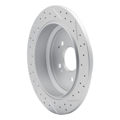 DFC Geoperformance Rear Left Drilled & Slotted Rotor for Honda Odyssey 2005 - 2010 | dfc830 - 59050L - JDMuscleSPK999059