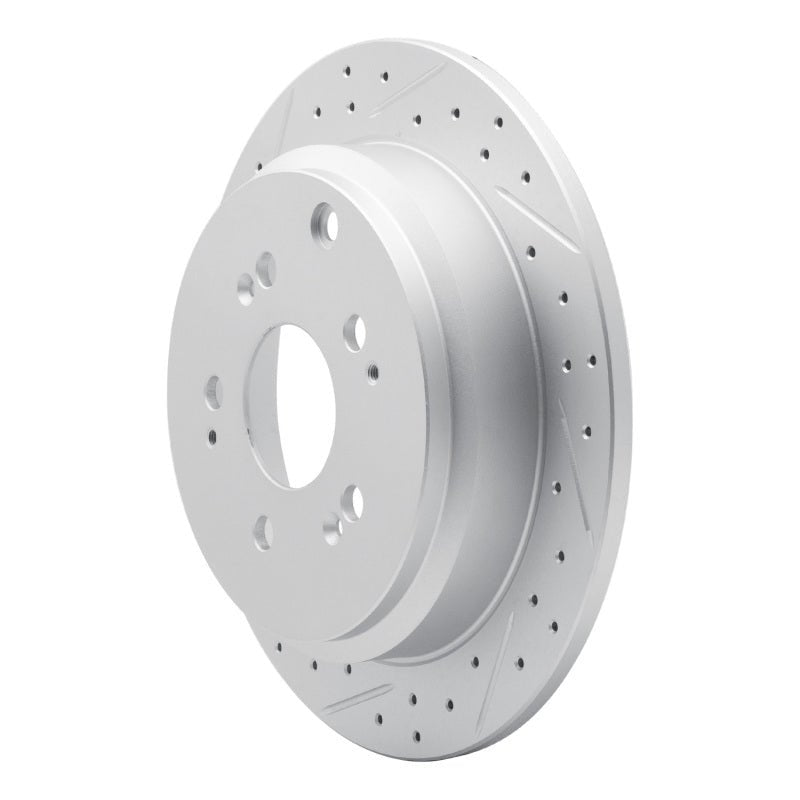 DFC Geoperformance Rear Left Drilled & Slotted Rotor for Honda Odyssey 2005 - 2010 | dfc830 - 59050L - JDMuscleSPK999059