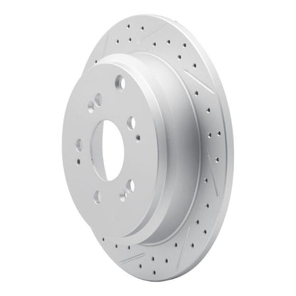DFC Geoperformance Rear Left Drilled & Slotted Rotor for Honda Odyssey 2005 - 2010 | dfc830 - 59050L - JDMuscleSPK999059