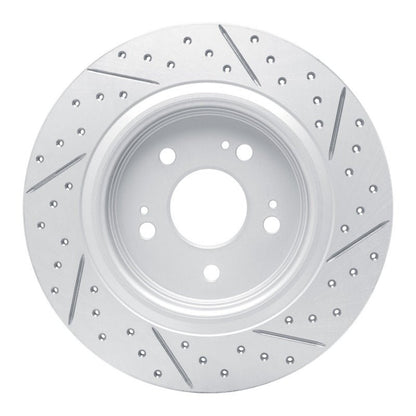 DFC Geoperformance Rear Left Drilled & Slotted Rotor for Honda Odyssey 2018 - 2026 | dfc830 - 59066L - JDMuscleSPK999079