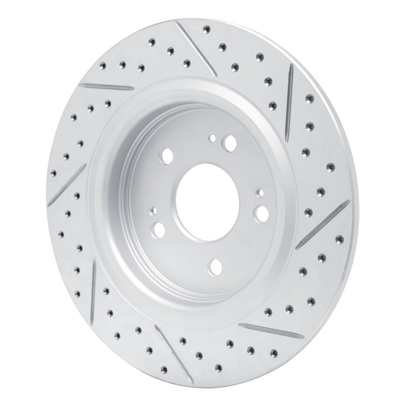 DFC Geoperformance Rear Left Drilled & Slotted Rotor for Honda Odyssey 2018 - 2026 | dfc830 - 59066L - JDMuscleSPK999079