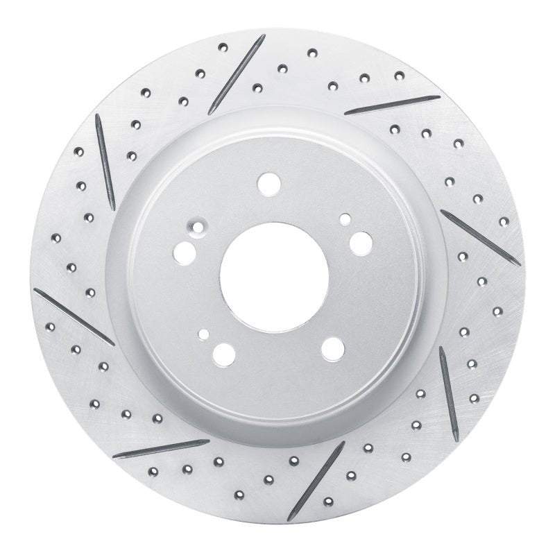DFC Geoperformance Rear Left Drilled & Slotted Rotor for Honda Odyssey 2018 - 2026 | dfc830 - 59066L - JDMuscleSPK999079