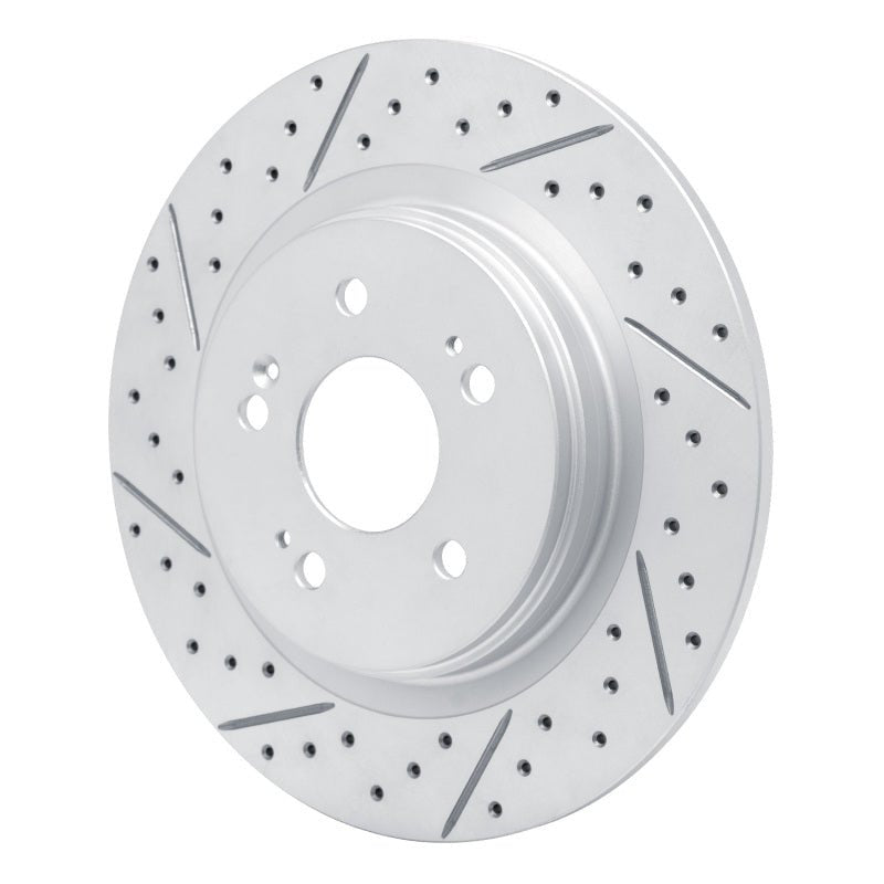 DFC Geoperformance Rear Left Drilled & Slotted Rotor for Honda Odyssey 2018 - 2026 | dfc830 - 59066L - JDMuscleSPK999079