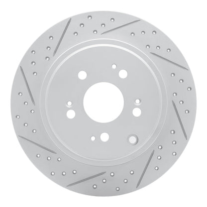 DFC Geoperformance Rear Left Drilled & Slotted Rotor for Honda Ridgeline 2006 - 2014 | dfc830 - 59052L - JDMuscleSPK999063
