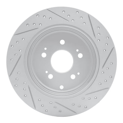 DFC Geoperformance Rear Left Drilled & Slotted Rotor for Honda Ridgeline 2006 - 2014 | dfc830 - 59052L - JDMuscleSPK999063