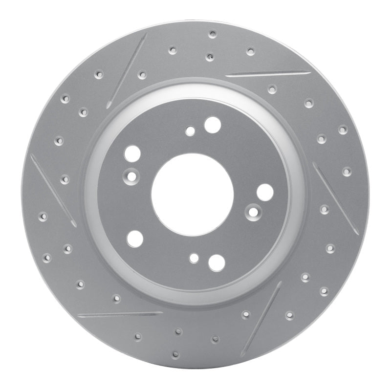DFC Geoperformance Rear Left Drilled & Slotted Rotor for Honda S2000 (2000 - 2009) | dfc830 - 59028L - JDMuscleSPK992290