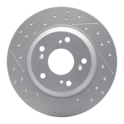 DFC Geoperformance Rear Left Drilled & Slotted Rotor for Honda S2000 (2000 - 2009) | dfc830 - 59028L - JDMuscleSPK992290