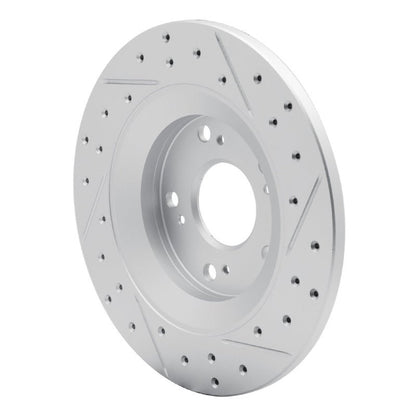 DFC Geoperformance Rear Left Drilled & Slotted Rotor for Honda S2000 (2000 - 2009) | dfc830 - 59028L - JDMuscleSPK992290