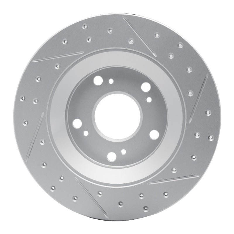 DFC Geoperformance Rear Left Drilled & Slotted Rotor for Honda S2000 (2000 - 2009) | dfc830 - 59028L - JDMuscleSPK992290