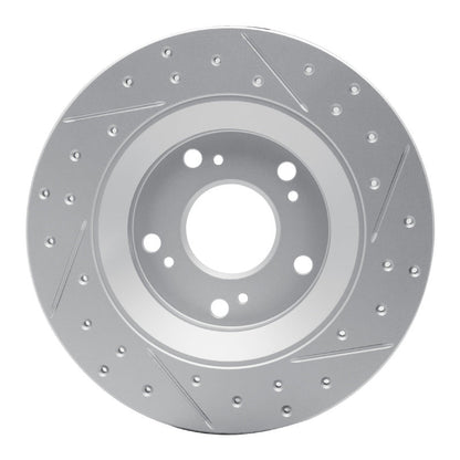 DFC Geoperformance Rear Left Drilled & Slotted Rotor for Honda S2000 (2000 - 2009) | dfc830 - 59028L - JDMuscleSPK992290