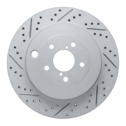 DFC Geoperformance Rear Left Drilled & Slotted Rotor for Subaru BRZ (Years 2017 - 2025) - Part DFCC830 - 13040L | dfc830 - 13040L - JDMuscleSPK997365
