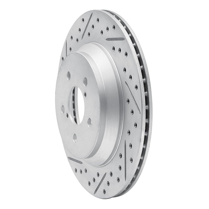 DFC Geoperformance Rear Left Drilled & Slotted Rotor for Subaru Crosstrek 2019 - 2023 | dfc830 - 13047L - JDMuscleSPK997375