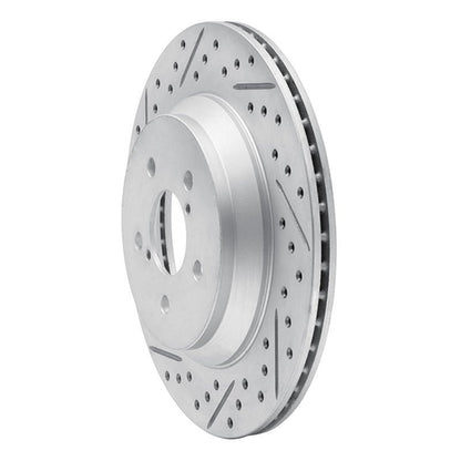 DFC Geoperformance Rear Left Drilled & Slotted Rotor for Subaru Crosstrek 2019 - 2023 | dfc830 - 13047L - JDMuscleSPK997375