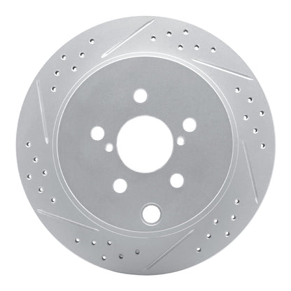 DFC Geoperformance Rear Left Drilled & Slotted Rotor for Subaru Forester 2014 - 2018 | dfc830 - 13027L - JDMuscleSPK997348
