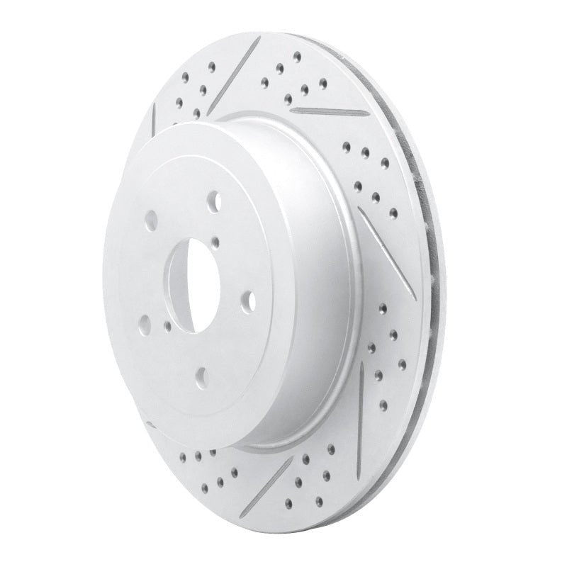 DFC Geoperformance Rear Left Drilled & Slotted Rotor for Subaru Impreza 2005 - 2007 | dfc830 - 13017L - JDMuscleSPK997330
