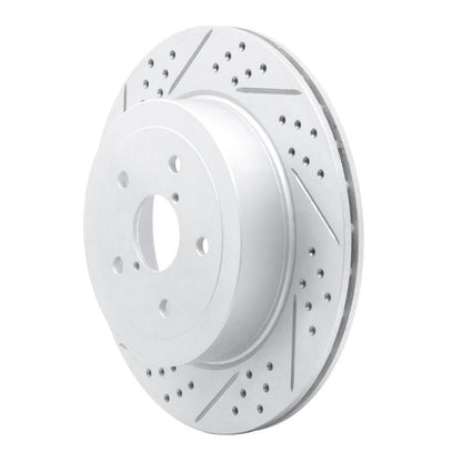 DFC Geoperformance Rear Left Drilled & Slotted Rotor for Subaru Impreza 2005 - 2007 | dfc830 - 13017L - JDMuscleSPK997330