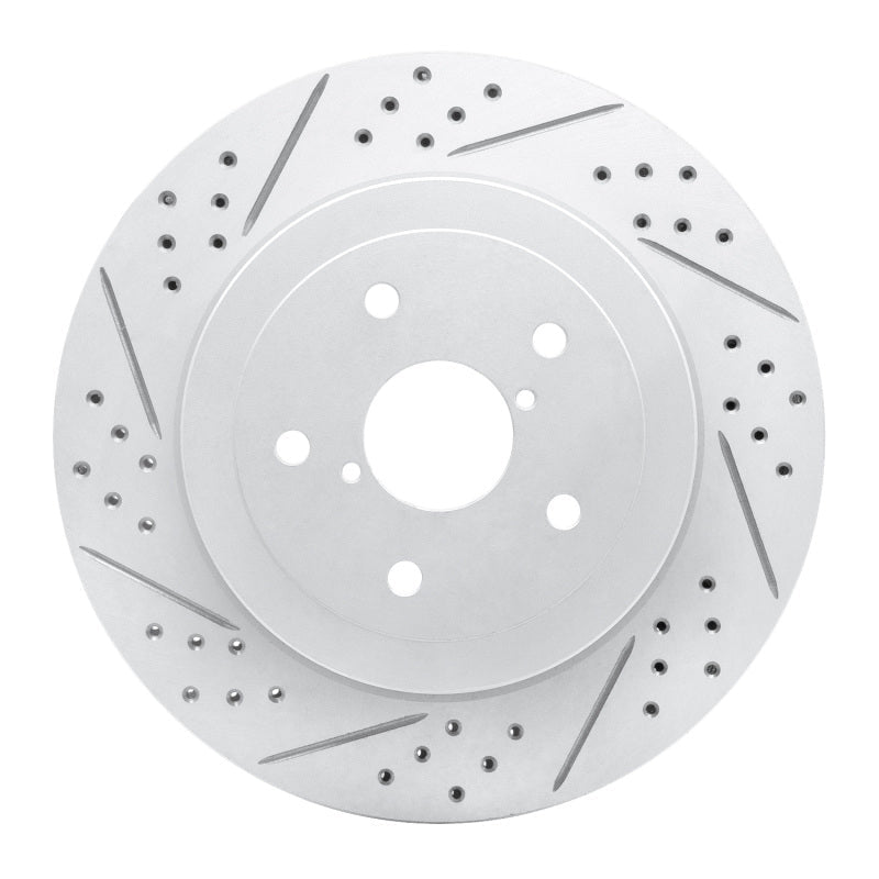 DFC Geoperformance Rear Left Drilled & Slotted Rotor for Subaru Impreza 2005 - 2007 | dfc830 - 13017L - JDMuscleSPK997330
