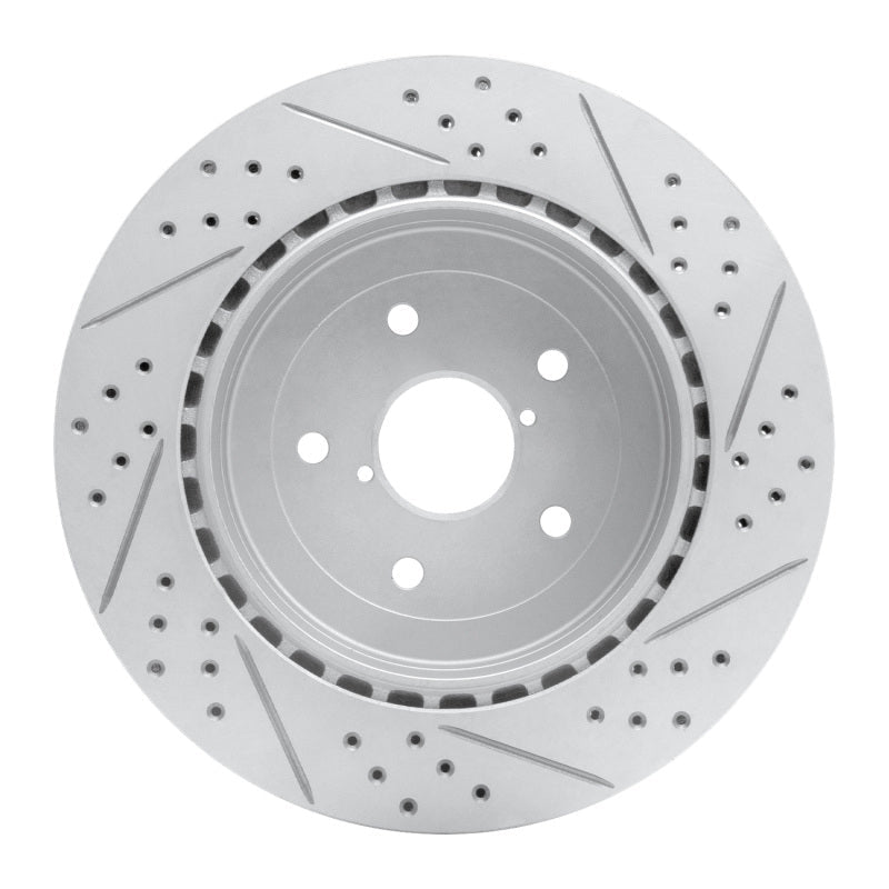 DFC Geoperformance Rear Left Drilled & Slotted Rotor for Subaru Impreza 2005 - 2007 | dfc830 - 13017L - JDMuscleSPK997330