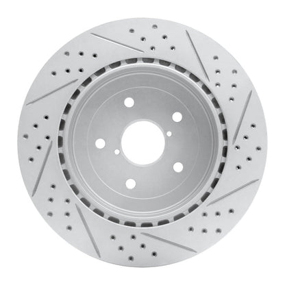 DFC Geoperformance Rear Left Drilled & Slotted Rotor for Subaru Impreza 2005 - 2007 | dfc830 - 13017L - JDMuscleSPK997330