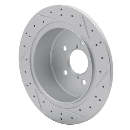 DFC Geoperformance Rear Left Drilled & Slotted Rotor for Subaru Legacy 2005 - 2009 | dfc830 - 13020L - JDMuscleSPK997336