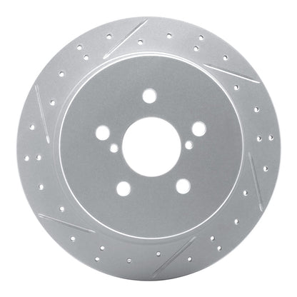 DFC Geoperformance Rear Left Drilled & Slotted Rotor for Subaru Legacy 2005 - 2009 | dfc830 - 13020L - JDMuscleSPK997336
