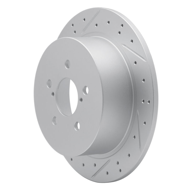 DFC Geoperformance Rear Left Drilled & Slotted Rotor for Subaru Legacy 2005 - 2009 | dfc830 - 13020L - JDMuscleSPK997336