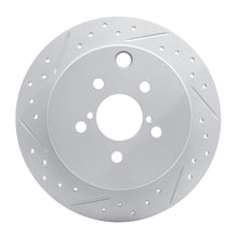 DFC Geoperformance Rear Left Drilled & Slotted Rotor for Subaru XV Crosstrek 2012 - 2023 | dfc830 - 13025L - JDMuscleSPK997344
