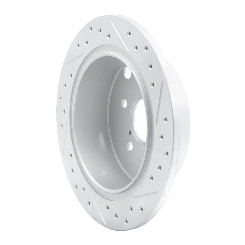 DFC Geoperformance Rear Left Drilled & Slotted Rotor for Subaru XV Crosstrek 2012 - 2023 | dfc830 - 13025L - JDMuscleSPK997344