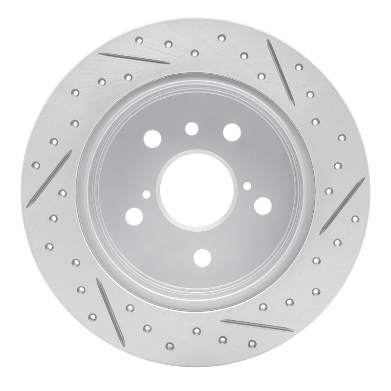 DFC Geoperformance Rear Left Drilled & Slotted Rotor for Toyota Camry 2018 - 2024 | dfc830 - 76152L - JDMuscleSPK999909