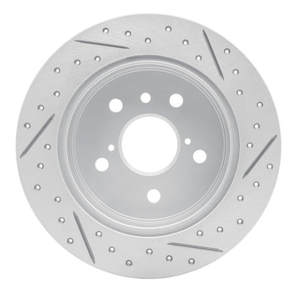 DFC Geoperformance Rear Left Drilled & Slotted Rotor for Toyota Camry 2018 - 2024 | dfc830 - 76152L - JDMuscleSPK999909