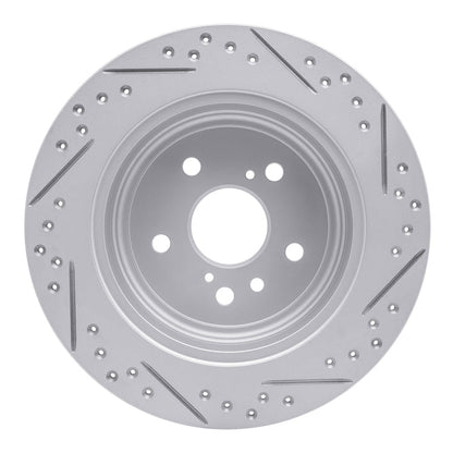 DFC Geoperformance Rear Left Drilled & Slotted Rotor for Toyota Highlander 2008 - 2013 | dfc830 - 76139L - JDMuscleSPK999885