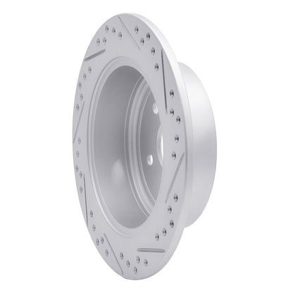 DFC Geoperformance Rear Left Drilled & Slotted Rotor for Toyota Highlander 2008 - 2013 | dfc830 - 76139L - JDMuscleSPK999885