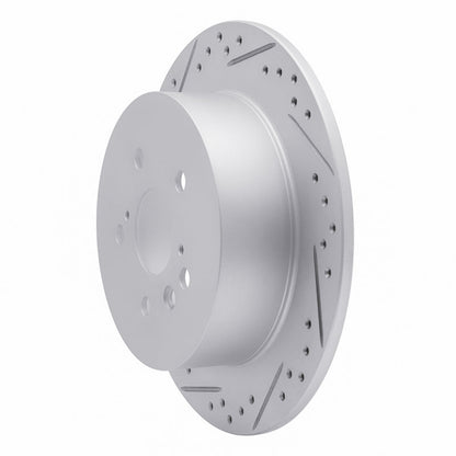 DFC Geoperformance Rear Left Drilled & Slotted Rotor for Toyota Highlander 2008 - 2013 | dfc830 - 76139L - JDMuscleSPK999885