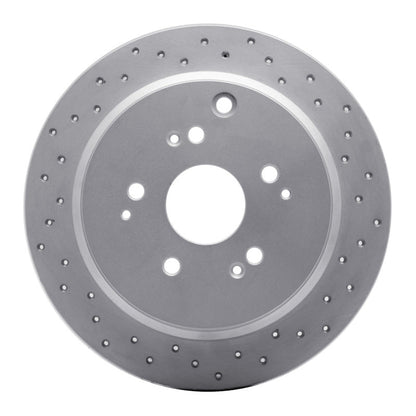 DFC Geoperformance Rear Right Drilled Rotor for Honda Odyssey 2002 - 2004 | dfc820 - 59047R - JDMuscleSPK996097