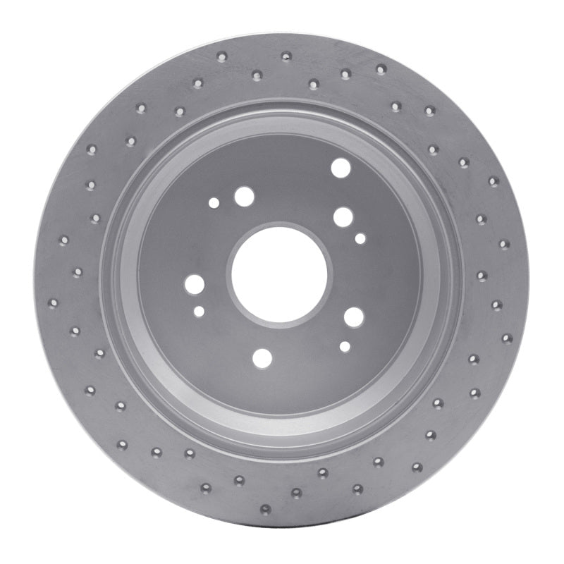 DFC Geoperformance Rear Right Drilled Rotor for Honda Odyssey 2002 - 2004 | dfc820 - 59047R - JDMuscleSPK996097