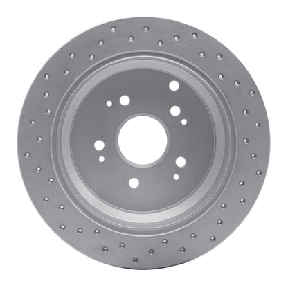 DFC Geoperformance Rear Right Drilled Rotor for Honda Odyssey 2002 - 2004 | dfc820 - 59047R - JDMuscleSPK996097