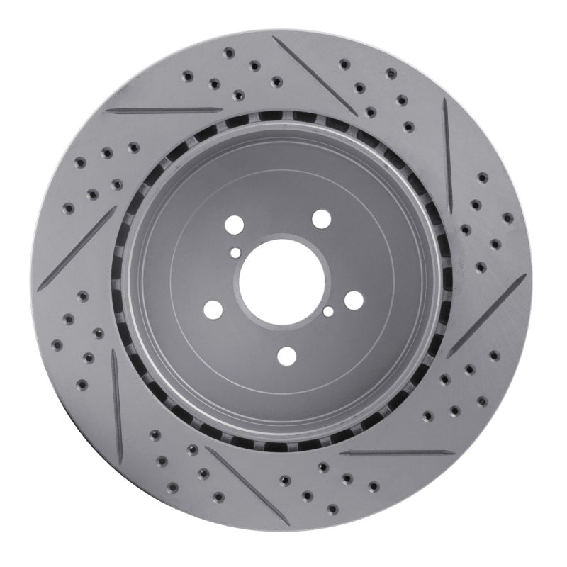 DFC Geoperformance Rear Right Drilled & Slotted Rotor for 2003 - 2004 Subaru Impreza | dfc830 - 13015R - JDMuscleSPK997327