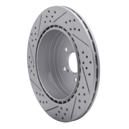 DFC Geoperformance Rear Right Drilled & Slotted Rotor for 2003 - 2004 Subaru Impreza | dfc830 - 13015R - JDMuscleSPK997327