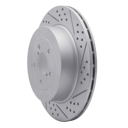 DFC Geoperformance Rear Right Drilled & Slotted Rotor for 2003 - 2004 Subaru Impreza | dfc830 - 13015R - JDMuscleSPK997327