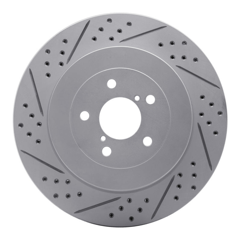DFC Geoperformance Rear Right Drilled & Slotted Rotor for 2003 - 2004 Subaru Impreza | dfc830 - 13015R - JDMuscleSPK997327