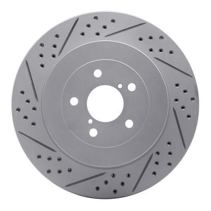 DFC Geoperformance Rear Right Drilled & Slotted Rotor for 2003 - 2004 Subaru Impreza | dfc830 - 13015R - JDMuscleSPK997327
